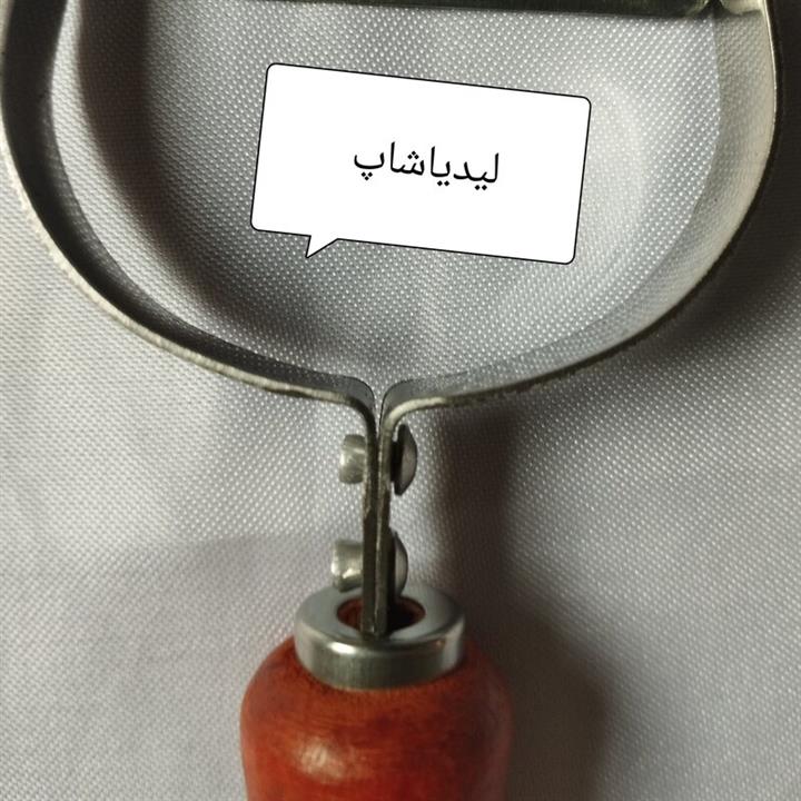 پوست کن مدل کمانی دسته چوبی بامبو چینی
